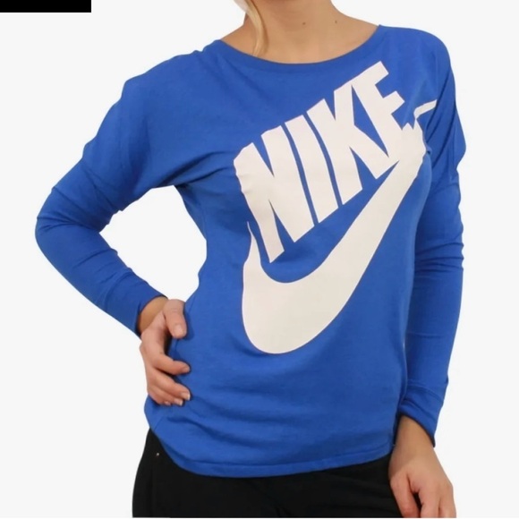 Nike Tops - Nike Women's Blue Long Sleeve Top Size M